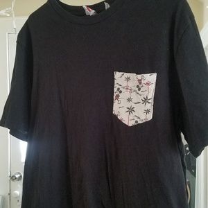 Uni sex vintage mickey mouse pocket t shirt